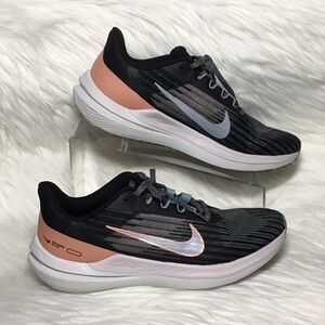 Nike Womens Winflo 9 Running Shoes, Black/Madder Root, US 9.5/EUR 41